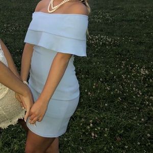 Light blue homecoming/ party dress